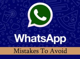 5 Mistakes We All Make While Using WhatsApp